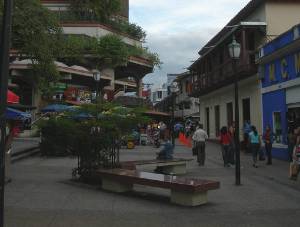 Strasse suedlich der plaza Bolvar