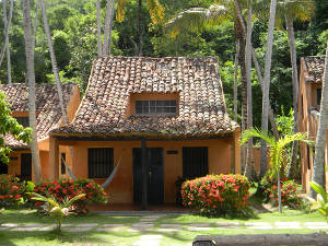 Cabaña con arquitectura apropiada